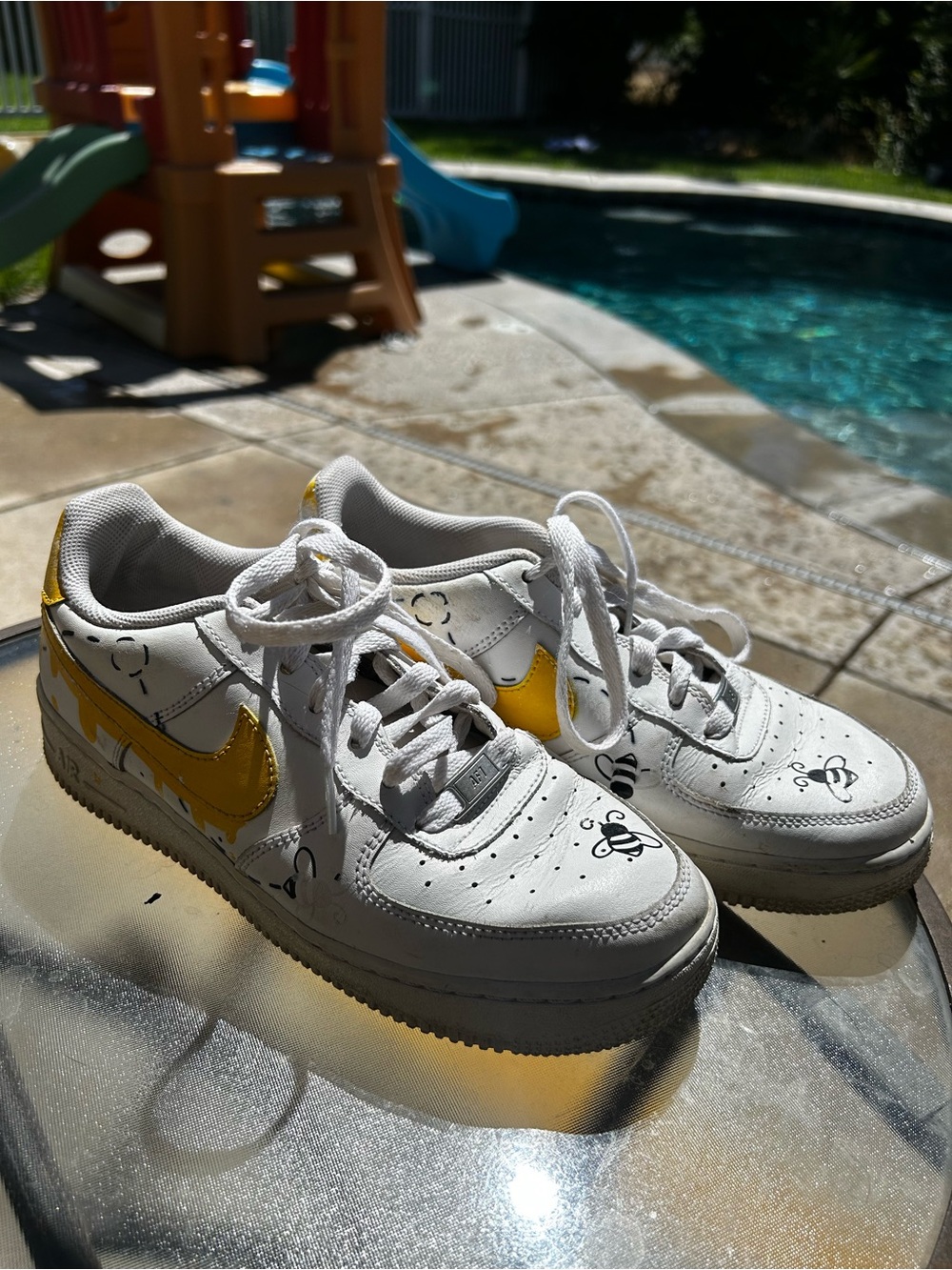 Nike Air Force 1 "Bee Happy" sneakers